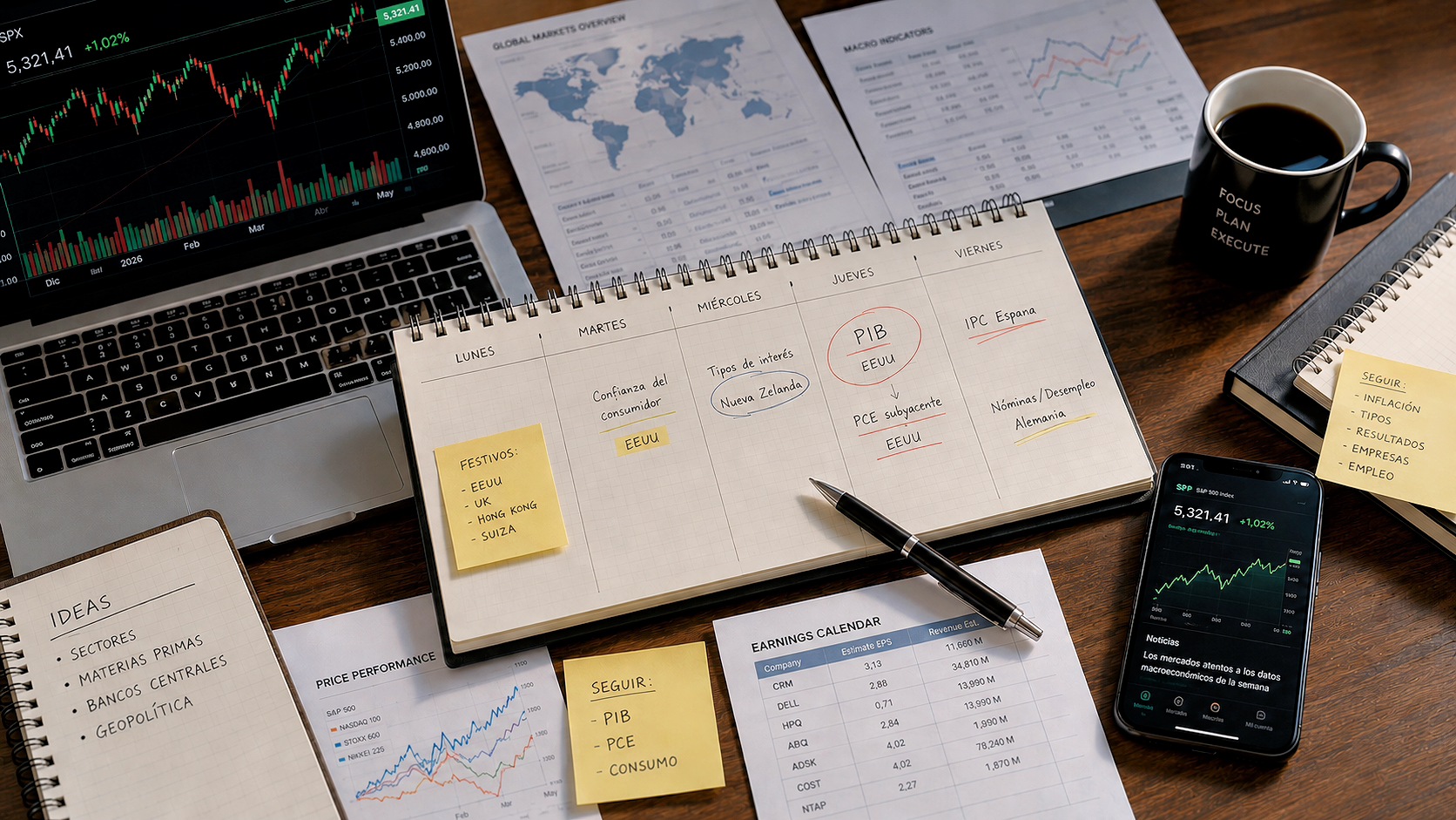 Claves de la próxima semana: el PIB y el PCE de EEUU pondrán a prueba al mercado