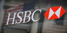 photo d archives du logo de la banque hsbc 