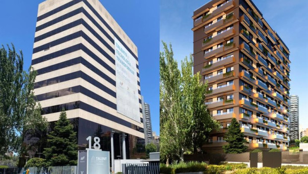 ep a la izquierda el antiguo edificio talent tower que albergaba las oficinas centrales de manpower