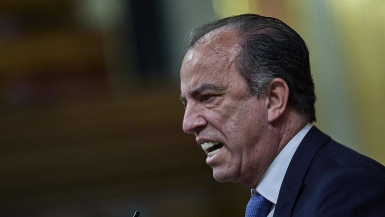ep archivo   el diputado de upn carlos garcia adanero interviene en una sesion plenaria en el