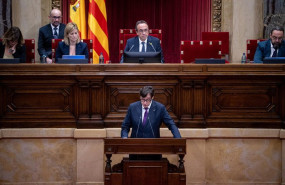 ep archivo   el presidente de la generalitat salvador illa en el parlamento catalan en una imagen de