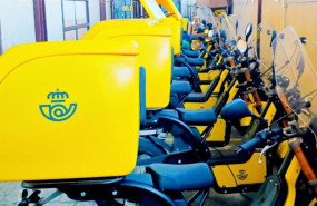 ep archivo   flota de vehiculos de correos en zaragoza