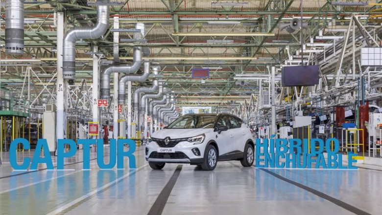 ep archivo - produccion del renault captur hibrido enchufable en valladolid