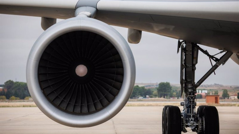 ep archivo turbina de un airbus a330 durante la presentacion del logo que se ha disenado con ep archivo turbina de un airbus a330 durante la presentacion del logo que se ha disenado con