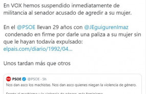ep captura del mensaje de twitter de vox