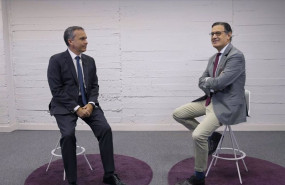 ep ceo de aenor rafael garcia meiro y presidente de llyc jose antonio llorente
