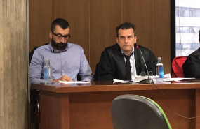 ep el acusado por el crimen de ana enjamio cesar ao durante la vista celebrada en la seccion quinta