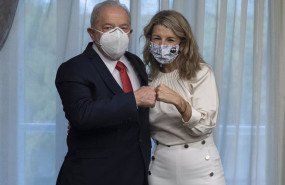 ep el expresidente de brasil luiz inacio lula da silva y la ministra de trabajo y economia social