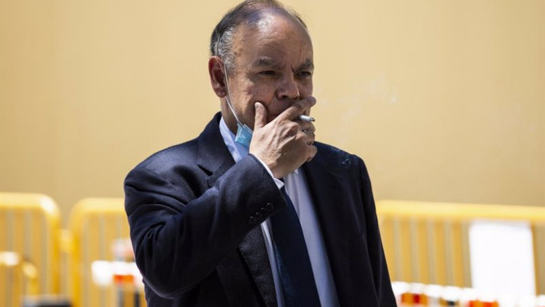 ep el jefe de auditoria interna de bbva joaquin gortari despues de comparecer en la audiencia