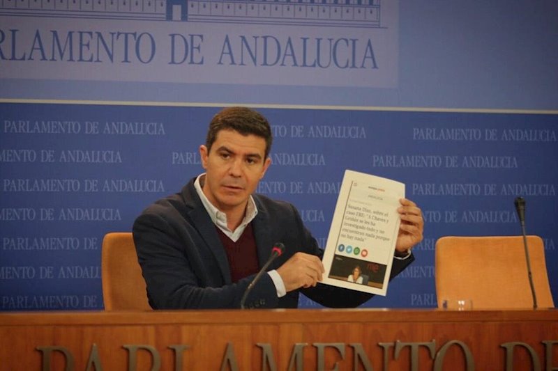 ep el portavoz de ciudadanos en el parlamento andaluz sergio romero este miercoles