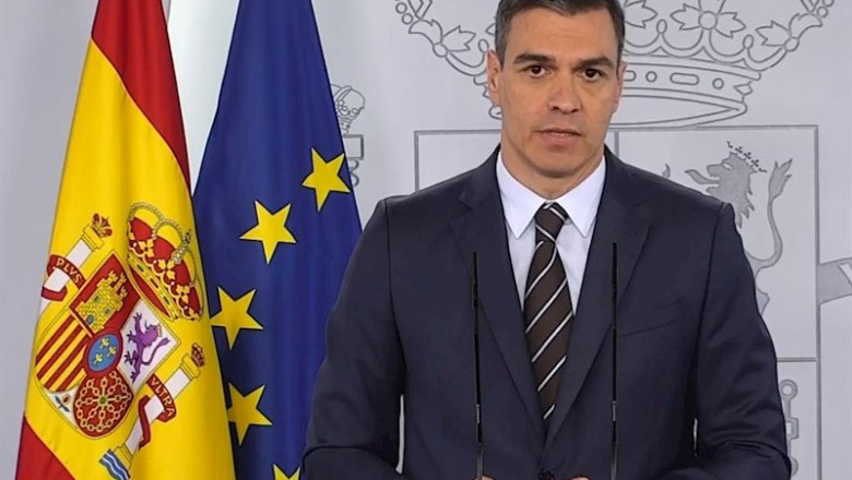 ep el presidente del gobierno pedro sanchez durante su comparecencia del sabado 23 de mayo de 2020 ep el presidente del gobierno pedro sanchez durante su comparecencia del sabado 23 de mayo de 2020