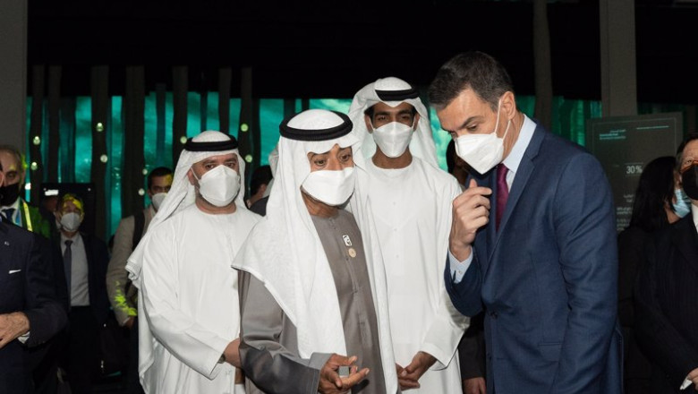 ep el presidente del gobierno pedro sanchez visita la expo de dubai