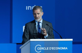 ep el rey felipe vi interviene durante la entrega del premio cercle deconomia a la construccion
