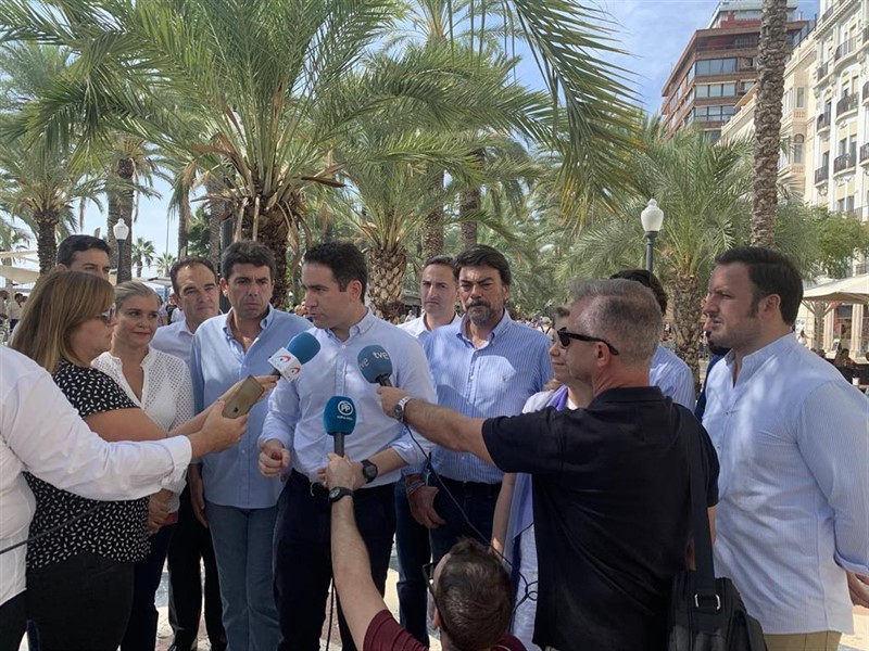 ep el secretario general del pp teodoro garcia egea atiende a los medios en alicante
