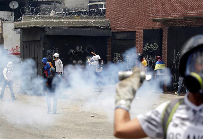 ep enfrentamientoslas protestas opositorascaracas