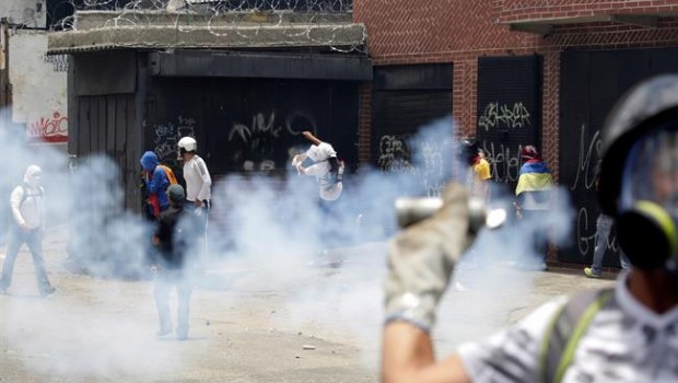 ep enfrentamientoslas protestas opositorascaracas