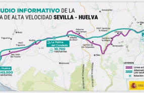 ep estudio informativo de la linea de alta velocidad sevilla huelva