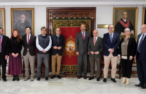 ep firma del acuerdo entre la universidad de sevilla e indra para la catedra vigilancia espacial