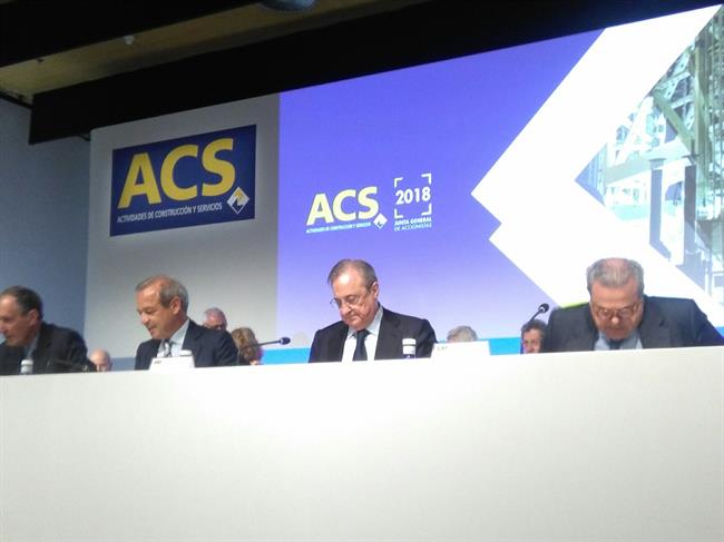 Florentino Pérez en la junta de accionistas de ACS | Europa Press ep florentino perezla juntaaccionistasacs 20180508132703