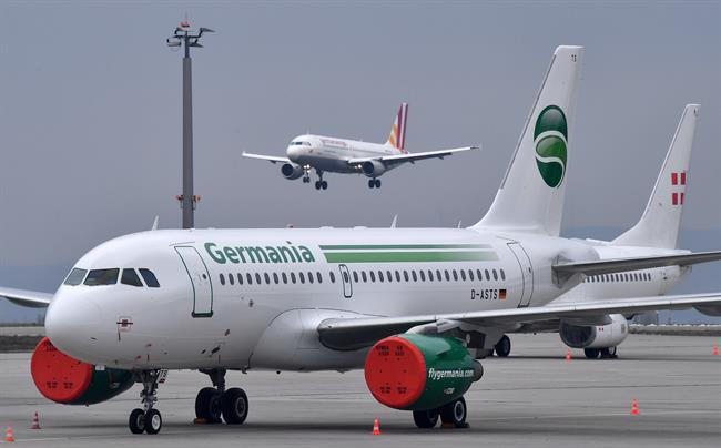 Germania airline insolvent in Germany | Martin Schutt/dpa-Zentralbild/dp ep germania airline insolvent in germany
