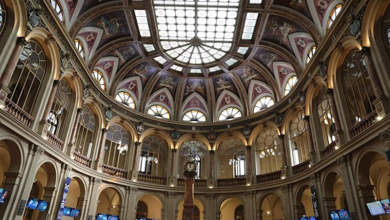 Interior del edificio de la Bolsa de Madrid | Marta Fernández - Europa Press ep interior del edificio de la bolsa de madrid 20200319122905