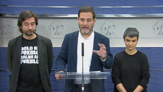 Josep Vendrell (ICV), Lucía Matín (En Comú), Rafael Mayoral (Podemos) | PODEMOS ep josep vendrell icv lucia matin en comu rafael mayoral podemos