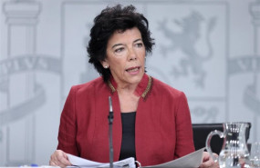 ep la ministra de educacion y formacion profesional en funciones isabel celaa en una comparecencia