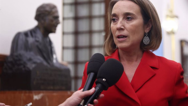 ep la portavoz del pp en el congreso cuca gamarra ofrece declaraciones a los medios a su salida de ep la portavoz del pp en el congreso cuca gamarra ofrece declaraciones a los medios a su salida de