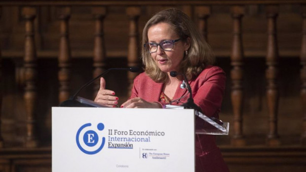 ep la vicepresidenta segunda del gobierno y ministra de asuntos economicos nadia calvino