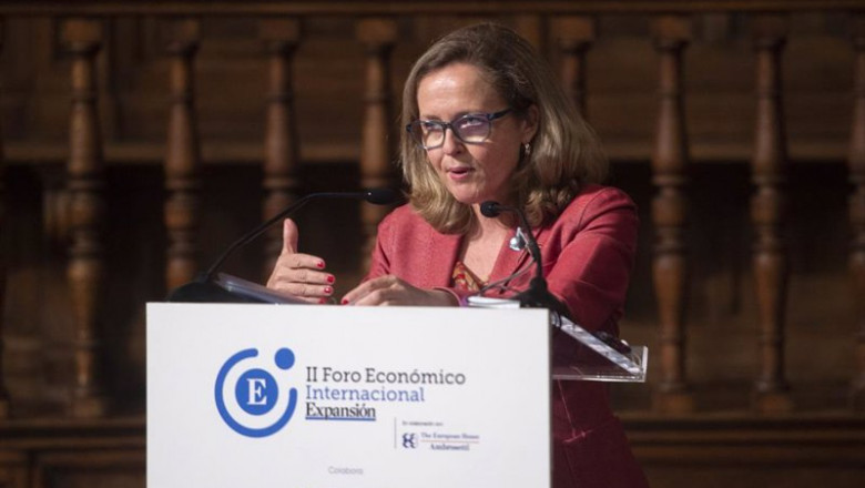ep la vicepresidenta segunda del gobierno y ministra de asuntos economicos nadia calvino ep la vicepresidenta segunda del gobierno y ministra de asuntos economicos nadia calvino