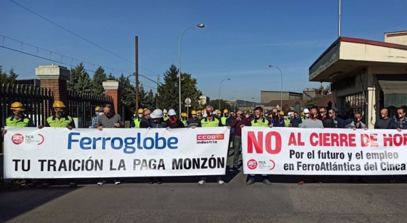 ep movilizaciones en la fabrica de ferroglobe en monzon ep movilizaciones en la fabrica de ferroglobe en monzon