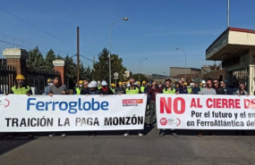 ep movilizaciones en la fabrica de ferroglobe en monzon