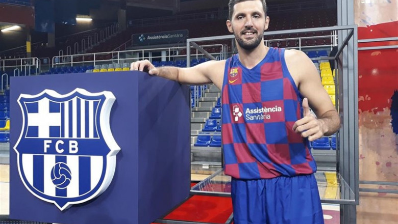 Nikola Mirotic, presentado en el Barça | EUROPA PRESS ep nikola mirotic presentadobara
