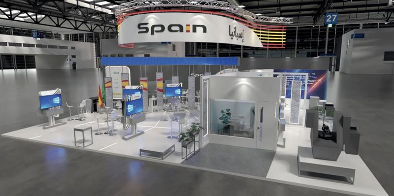 ep pabellon de espana en eurosatory