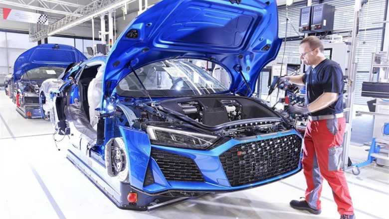 ep produccion del audi r8 en neckarsulm alemania