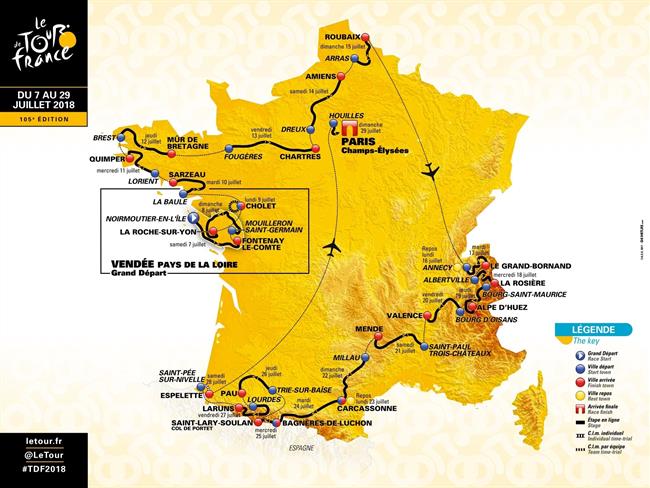 Recorrido del Tour 2018 | ASO ep recorridotour 2018