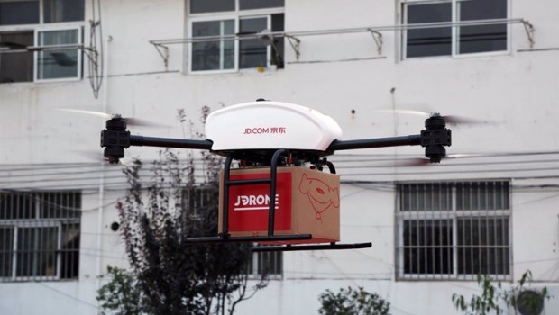 ep reparto de paquetes con drones de jdcom