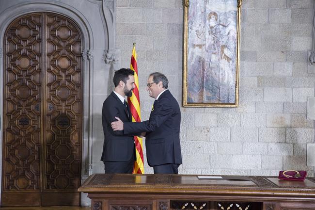 Toma de posesión de Quim Torra | EUROPA PRESS ep tomaposesionquim torra