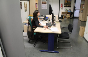 ep trabajador en una oficina