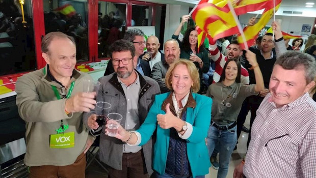 ep vox celebra los resultados de las elecciones 10n que les convierte en primera fuerza politica en