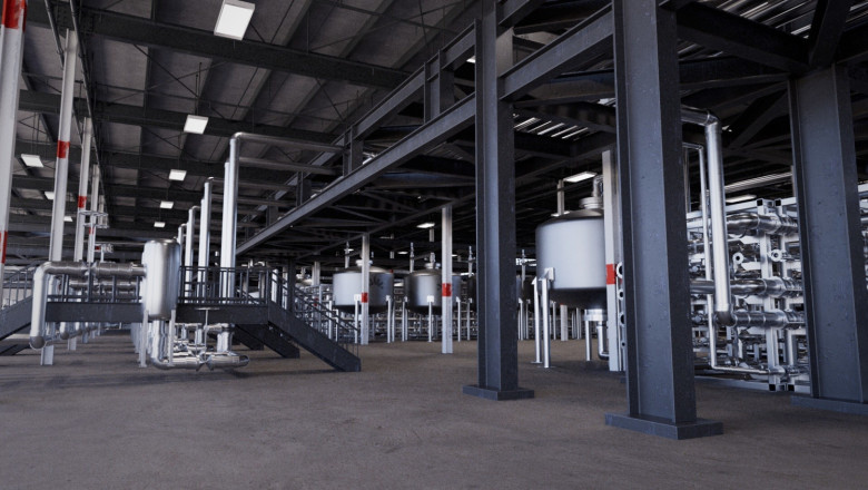 Summit's modular commercial plant design (render). summit lithium technologies summit nanotech becomes summit lithi