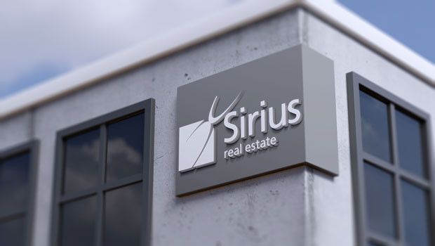 dl sirius 부동산 부동산 개발자 비즈니스 파크 독일 사무실 개발 직장 로고 ftse 250