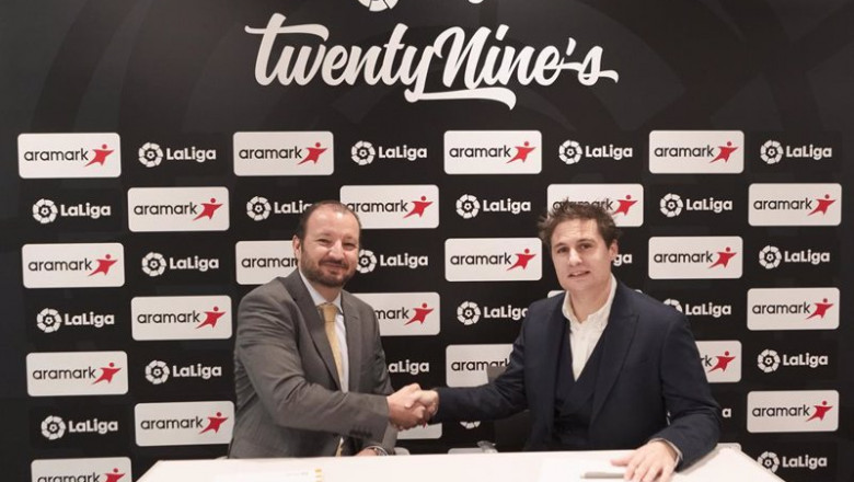 ep aramark y laliga firman un acuerdo para abrir el primer restaurante twentynines de madrid