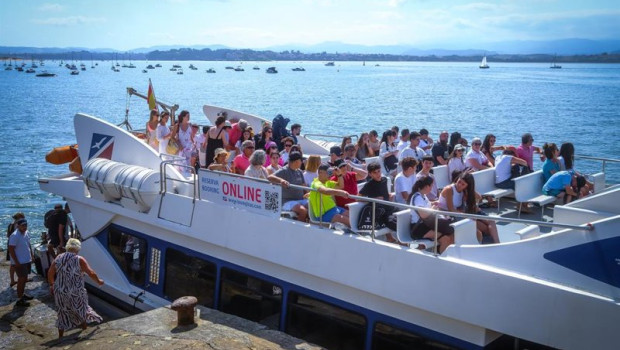 ep archivo barco de turistas de camino a la playa del puntal a 10 de agosto de 2025 en santander ep archivo barco de turistas de camino a la playa del puntal a 10 de agosto de 2025 en santander
