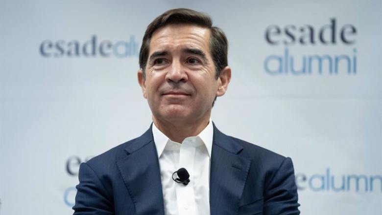 ep archivo   el presidente del bbva carlos torres vila durante una sesion de martins esade a 17 de