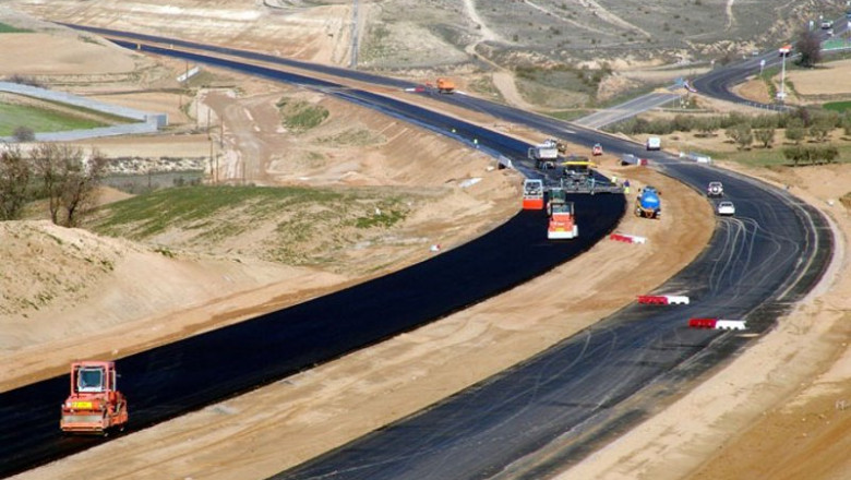 Archivo - Obras de construcción de la autopista Madrid-Toledo | AUTOPIASTA MADRID-TOLEDO - Archivo ep archivo obras de construccion de la autopista madrid toledo