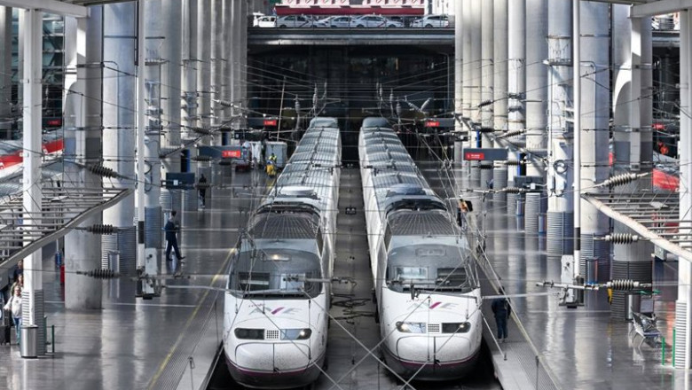 ep archivo   trenes ave en la estacion madrid puerta de atocha almudena grandes