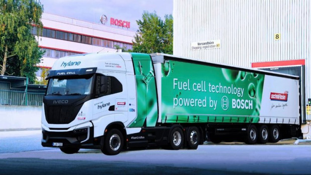 ep bosch pone en marcha su primer camion con pila de combustible de hidrogeno en europa