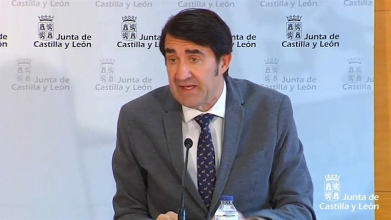 Captura de la comparecencia de Suárez-Quiñones en la rueda de prensa sobre Coronavirus. | EUROPA PRESS ep captura de la comparecencia de suarez-quinones en la rueda de prensa sobre coronavirus