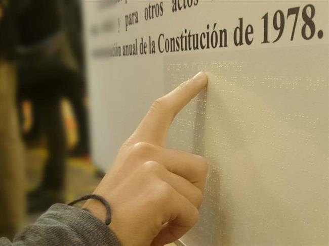 Constitución Española en Braille | Europa Press - Archivo ep constitucion espanolabraille